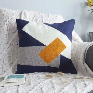 Vanncio modern textured throw pillow